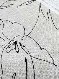 KCP524-D570 Impression Monochrome Sur Toile De Lin Et Rayonne[Fabrication De Textile] Uni Textile(Atelier Komon) Sous-photo