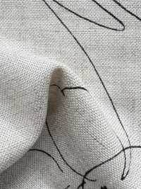 KCP524-D570 Impression Monochrome Sur Toile De Lin Et Rayonne[Fabrication De Textile] Uni Textile(Atelier Komon) Sous-photo