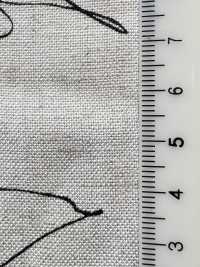 KCP524-D570 Impression Monochrome Sur Toile De Lin Et Rayonne[Fabrication De Textile] Uni Textile(Atelier Komon) Sous-photo