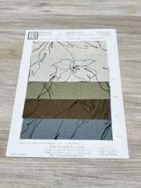 KCP524-D570 Impression Monochrome Sur Toile De Lin Et Rayonne[Fabrication De Textile] Uni Textile(Atelier Komon) Sous-photo