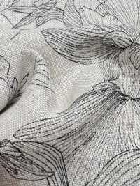 KCP524-D624 Impression Monochrome Sur Toile De Lin Et Rayonne[Fabrication De Textile] Uni Textile(Atelier Komon) Sous-photo