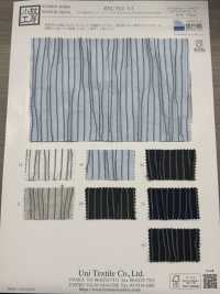 KYC912-D3 T/C Tuck Dobby Teint En Fil[Fabrication De Textile] Uni Textile(Atelier Komon) Sous-photo