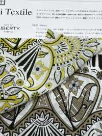 KCP609MWL-DK-20 60 % Coton Linon Miracle Wave Liberty Print[Fabrication De Textile] Uni Textile(Atelier Komon) Sous-photo