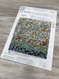 KCP609MWL-DK-16 60 % Coton Linon Miracle Wave Liberty Print[Fabrication De Textile] Uni Textile(Atelier Komon) Sous-photo