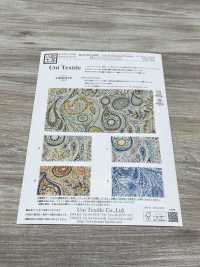 KCP807MWL-DK-35 Coton 80 Lawn Miracle Wave Liberty Print Charlie's Paisley[Fabrication De Textile] Uni Textile(Atelier Komon) Sous-photo