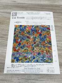 KCP807MWL-DK-8 Coton 80 Lawn Miracle Wave Liberty Print Diane[Fabrication De Textile] Uni Textile(Atelier Komon) Sous-photo