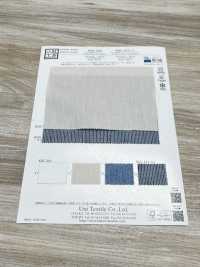 KKC243-D1 20/ Salopette Rayée Teinte En Fil[Fabrication De Textile] Uni Textile(Atelier Komon) Sous-photo