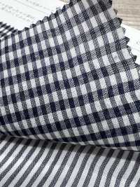 KKC908-DC-1 Fil De Coton Tencel Teint Froncé[Fabrication De Textile] Uni Textile(Atelier Komon) Sous-photo