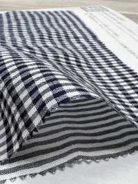 KKC908-DC-1 Fil De Coton Tencel Teint Froncé[Fabrication De Textile] Uni Textile(Atelier Komon) Sous-photo