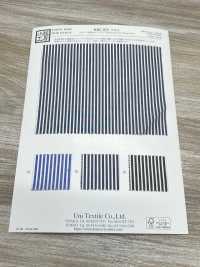 KKC915-DS-1 70 Rayures Teintes En Fil De Gazon[Fabrication De Textile] Uni Textile(Atelier Komon) Sous-photo