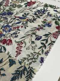 28108 Imprimé Petit Oiseau Et Fleur Sur Toile De Linon 60 Fils[Fabrication De Textile] SUNWELL Sous-photo