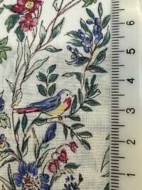 28108 Imprimé Petit Oiseau Et Fleur Sur Toile De Linon 60 Fils[Fabrication De Textile] SUNWELL Sous-photo