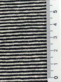 SD0188 Jersey Teint En Fil De Coton/chanvre à Rayures Horizontales[Fabrication De Textile] SHIBAYA Sous-photo
