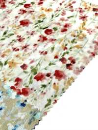 28111 Aquarelle Sur Toile De Linon 60 Fils, Petit Imprimé Floral[Fabrication De Textile] SUNWELL Sous-photo