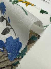 28110 Lin Loomstate à Imprimé Floral Botanique Et Traitement Angel Soft[Fabrication De Textile] SUNWELL Sous-photo