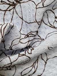 KKP1910-D47 Impression Monochrome Sur Toile Seersucker 50D[Fabrication De Textile] Uni Textile(Atelier Komon) Sous-photo