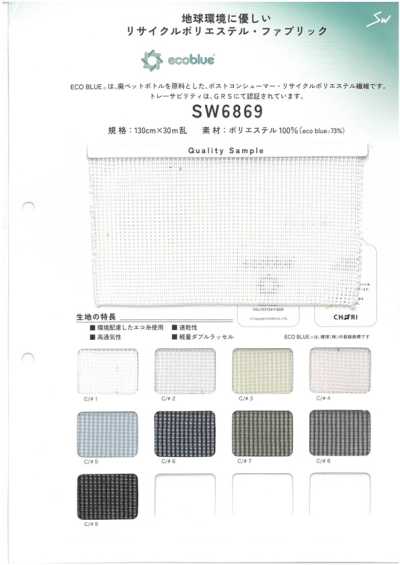 SW6869 Eco Blue® W Raschel