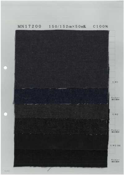 MN17200 Finition délavée denim 8 oz