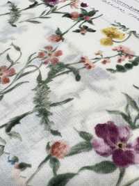 28107 Imprimé Floral Aquarelle Sur Toile De Linon 60 Fils[Fabrication De Textile] SUNWELL Sous-photo