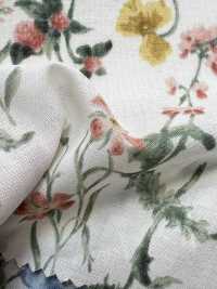 28107 Imprimé Floral Aquarelle Sur Toile De Linon 60 Fils[Fabrication De Textile] SUNWELL Sous-photo