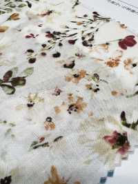 28113 Imprimé Floral Aquarelle Sur Toile De Linon 60 Fils[Fabrication De Textile] SUNWELL Sous-photo