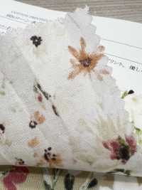 28113 Imprimé Floral Aquarelle Sur Toile De Linon 60 Fils[Fabrication De Textile] SUNWELL Sous-photo