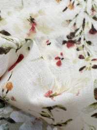 28113 Imprimé Floral Aquarelle Sur Toile De Linon 60 Fils[Fabrication De Textile] SUNWELL Sous-photo