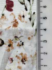28113 Imprimé Floral Aquarelle Sur Toile De Linon 60 Fils[Fabrication De Textile] SUNWELL Sous-photo