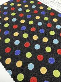 KKP2338-DB-81 Chirimen Chirimen®[Fabrication De Textile] Uni Textile(Atelier Komon) Sous-photo