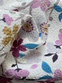 KKP2338-DHM-108 Futako Chirimen Imprimé Multicolore[Fabrication De Textile] Uni Textile(Atelier Komon) Sous-photo