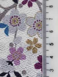 KKP2338-DHM-108 Futako Chirimen Imprimé Multicolore[Fabrication De Textile] Uni Textile(Atelier Komon) Sous-photo