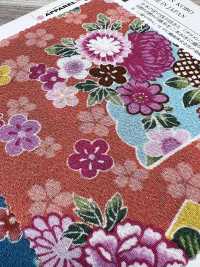 KKP2338-DHM-102 Chirimen Chirimen®[Fabrication De Textile] Uni Textile(Atelier Komon) Sous-photo