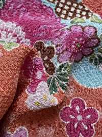 KKP2338-DHM-102 Chirimen Chirimen®[Fabrication De Textile] Uni Textile(Atelier Komon) Sous-photo