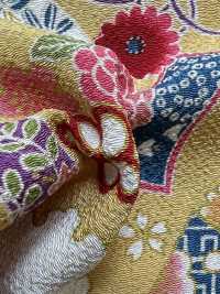 KKP2338-DHM-90 Chirimen Chirimen®[Fabrication De Textile] Uni Textile(Atelier Komon) Sous-photo