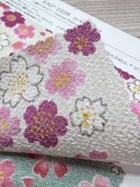 KKP2338-DHM-84 Chirimen Chirimen®[Fabrication De Textile] Uni Textile(Atelier Komon) Sous-photo