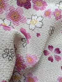 KKP2338-DHM-84 Chirimen Chirimen®[Fabrication De Textile] Uni Textile(Atelier Komon) Sous-photo