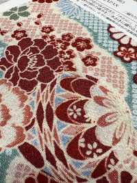 KKP2338-D-HANAZUKUSI Fleurs De Futako Chirimen[Fabrication De Textile] Uni Textile(Atelier Komon) Sous-photo