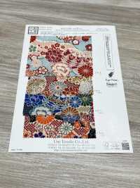 KKP2338-D-HANAZUKUSI Fleurs De Futako Chirimen[Fabrication De Textile] Uni Textile(Atelier Komon) Sous-photo