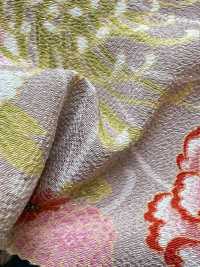 KKP2338-D-HANAMIYABI Futako Chirimen Hana Miyabi[Fabrication De Textile] Uni Textile(Atelier Komon) Sous-photo