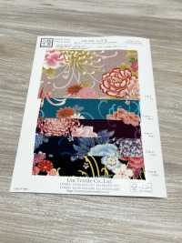 KKP2338-D-HANAMIYABI Futako Chirimen Hana Miyabi[Fabrication De Textile] Uni Textile(Atelier Komon) Sous-photo