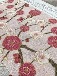 KKP2338-D-SIDAREUME Prunier Pleureur Futako Chirimen[Fabrication De Textile] Uni Textile(Atelier Komon) Sous-photo