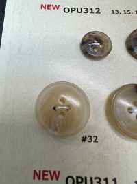 OPU312 Boutons En Résine à 4 Trous En Corne De Buffle D'eau DAIYA BUTTON(DAIYA BUTTON) Sous-photo