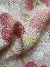 KKP2338-D-MODANUME Futako Chirimen Prune Moderne[Fabrication De Textile] Uni Textile(Atelier Komon) Sous-photo