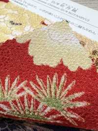 KKP2338-D-BOTANRYU Dragon Pivoine Futako Chirimen[Fabrication De Textile] Uni Textile(Atelier Komon) Sous-photo