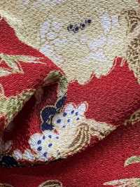 KKP2338-D-BOTANRYU Dragon Pivoine Futako Chirimen[Fabrication De Textile] Uni Textile(Atelier Komon) Sous-photo