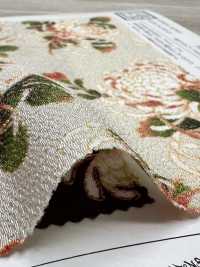 KKP2338-D-KIKUNOMAI Futako Chirimen Danse Du Chrysanthème[Fabrication De Textile] Uni Textile(Atelier Komon) Sous-photo