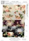KKP2338-D-KIKUNOMAI Chirimen double® Danse du chrysanthème