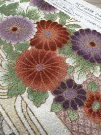 KKP2338-D-KIKUSUI Futako Chirimen Kikusui[Fabrication De Textile] Uni Textile(Atelier Komon) Sous-photo