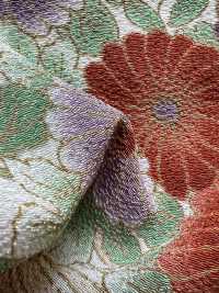 KKP2338-D-KIKUSUI Futako Chirimen Kikusui[Fabrication De Textile] Uni Textile(Atelier Komon) Sous-photo