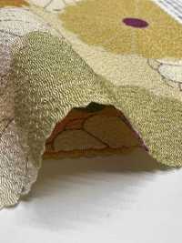 KKP2338-D-KIKUYUZEN Futako Chirimen Chrysanthème Yuzen[Fabrication De Textile] Uni Textile(Atelier Komon) Sous-photo